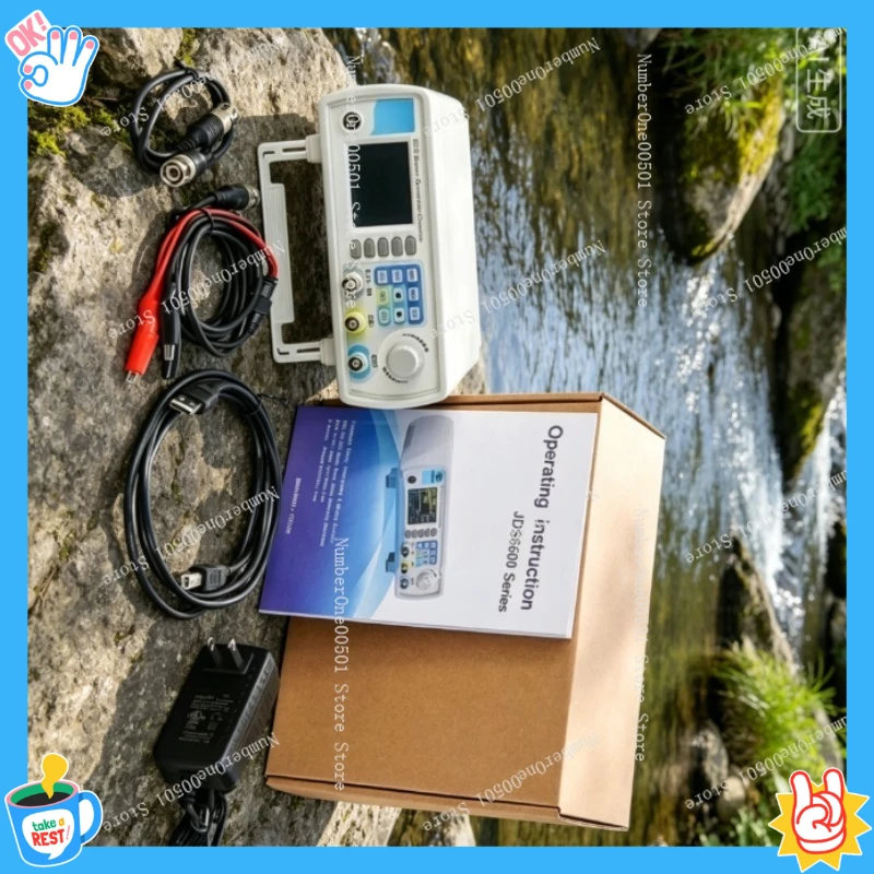 Dual Channel Arbitrary Waveform Function Generator 60Mhz - JDS6600 15/30/40/50/60MHz DDS Fonksiyon Sinyal Üreteci,