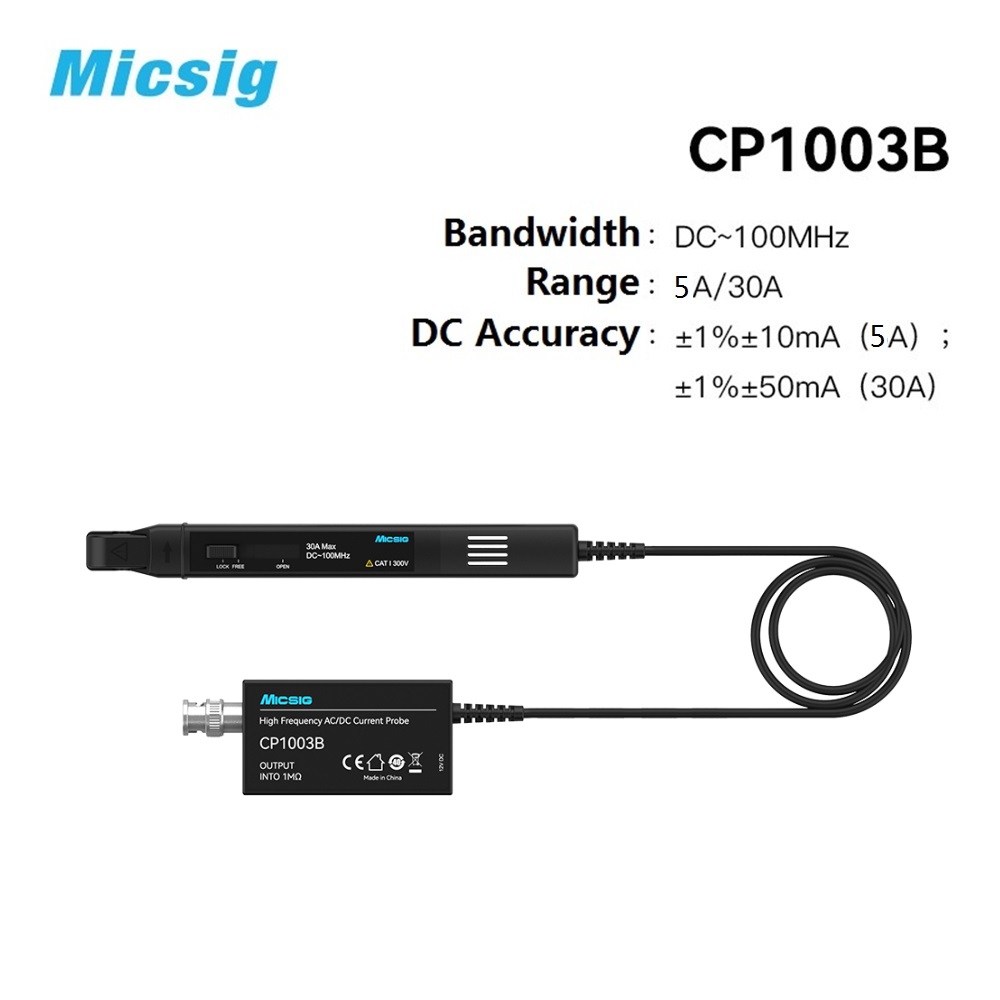 Current Probe Ac Dc 50Mhz Oscilloscope - Micsig Yüksek Frekanslı CP1003B CP503B AC/DC